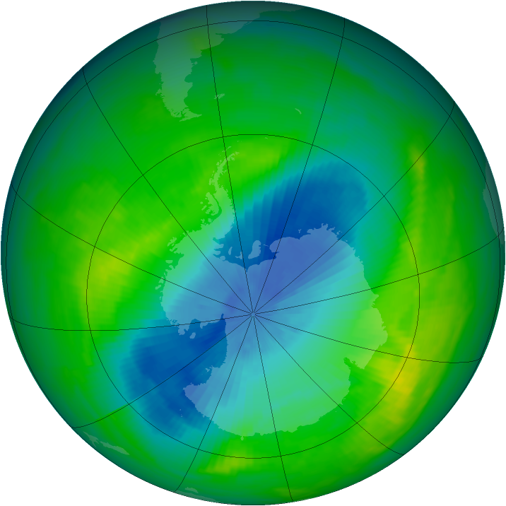 Ozone Map 1982-11-05